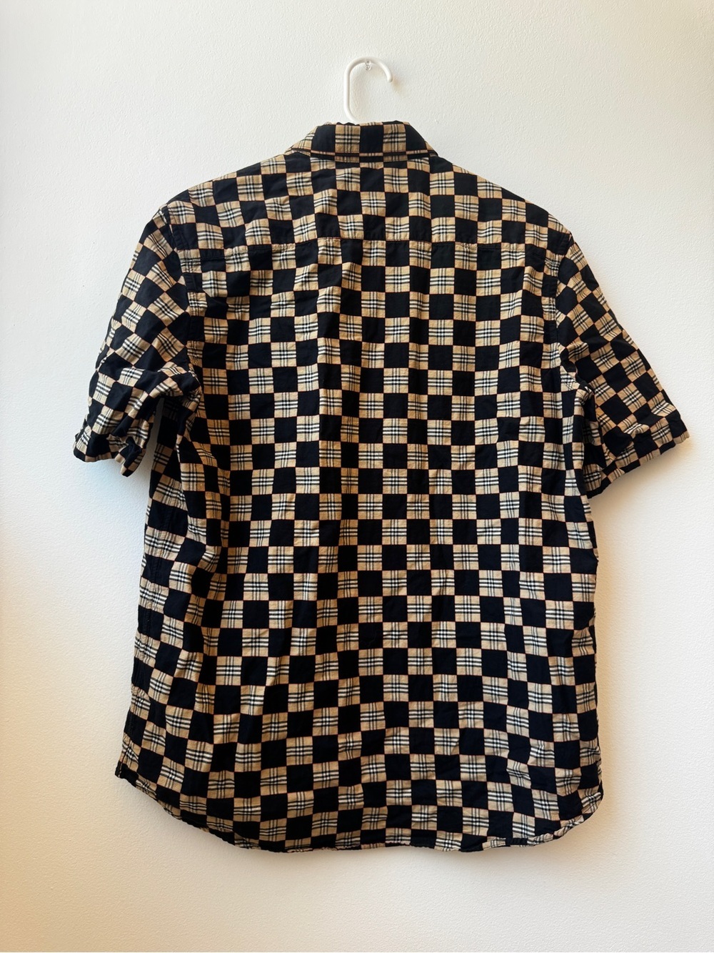 BURBERRY Men's Trulo Vintage Checkerboard Sport Shirt - Picture 5 of 9